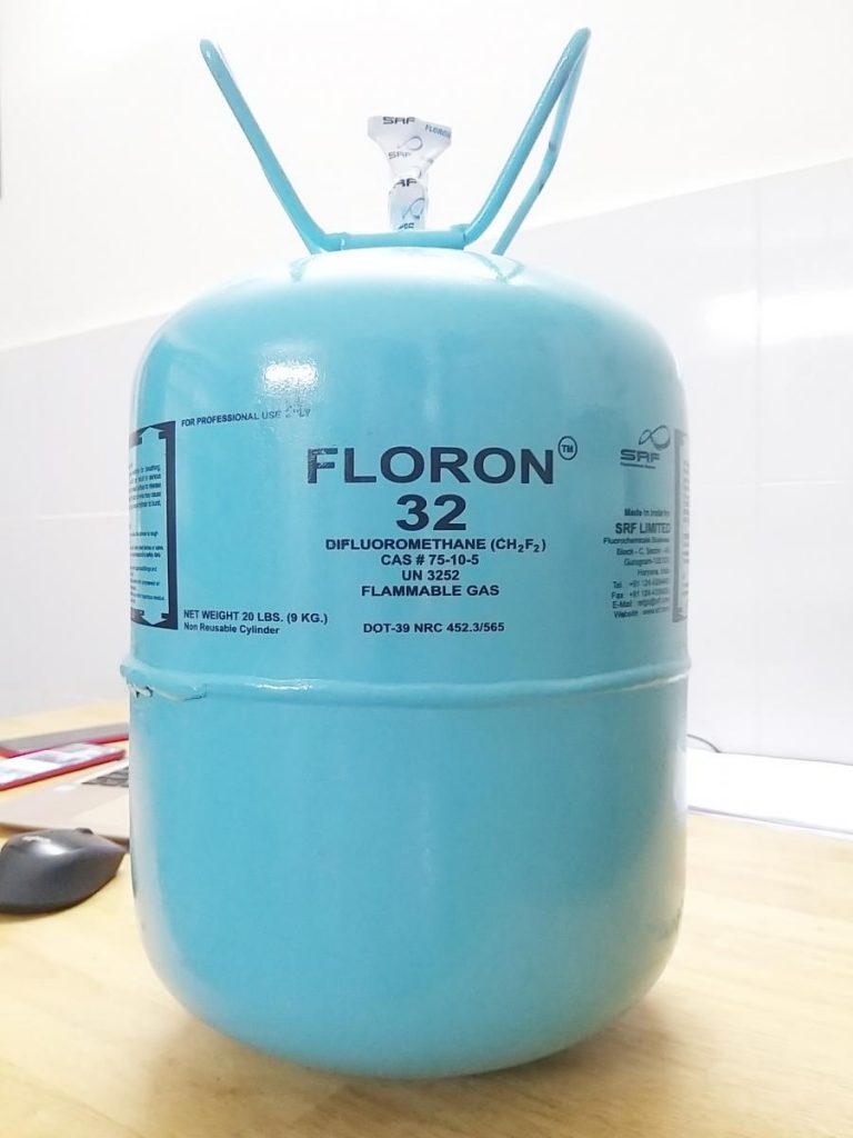 GAS LẠNH R32 FLORON ẤN ĐỘ BÌNH 9KG - Vật tư điện lạnh